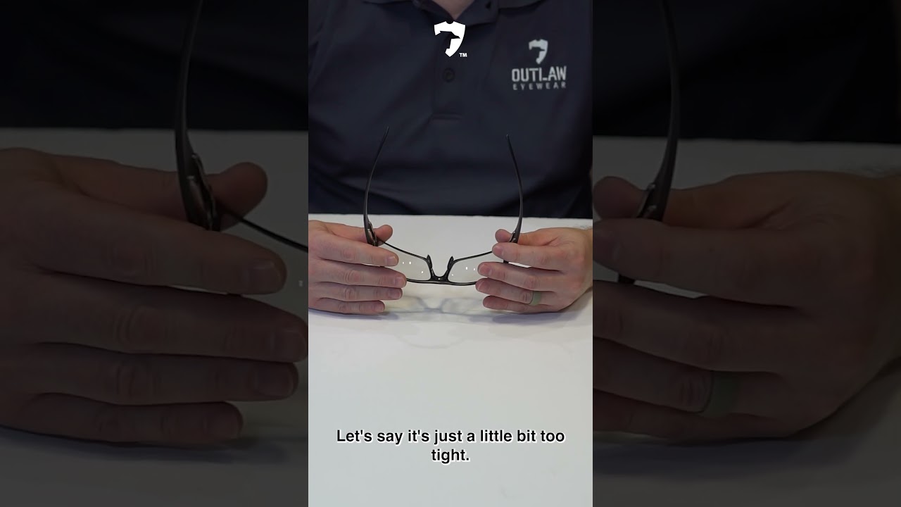 OutLaw Eyewear Sunglasses How to Adjust the Frame