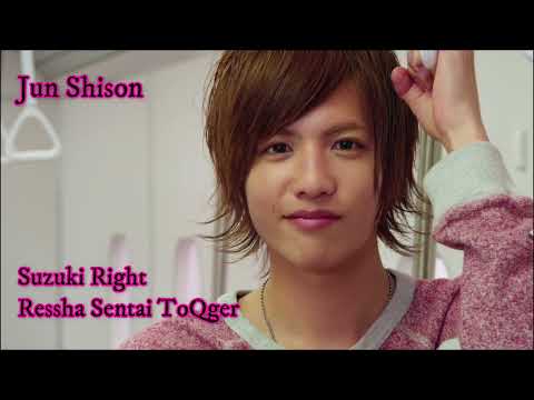 2 Tokusatsu actors who, being men, played female characters (Jun Shison and Yu Inaba).