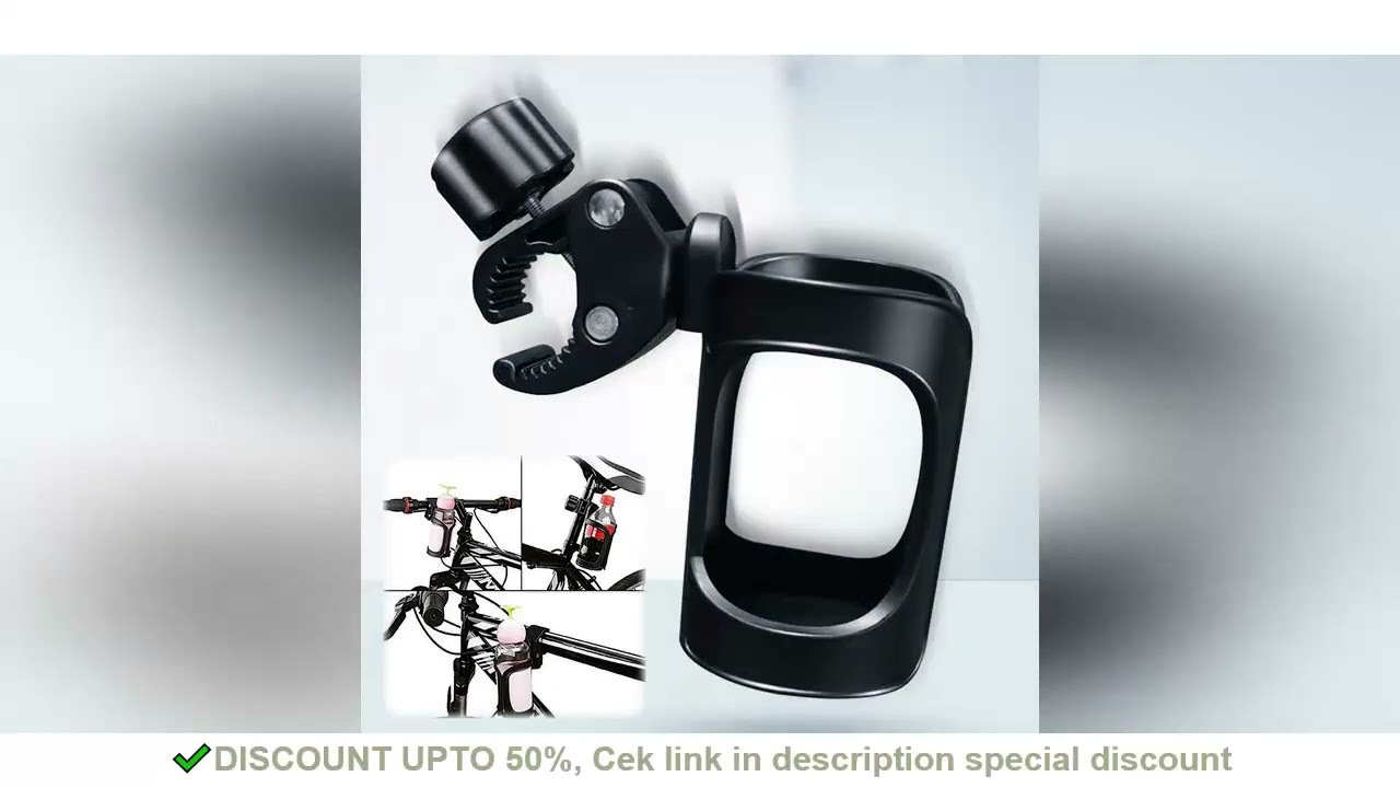 Bicycle Accessories - Multifunctional Water Bottle Cup Holder, Stroller & Bike Handlebar Mount Cage