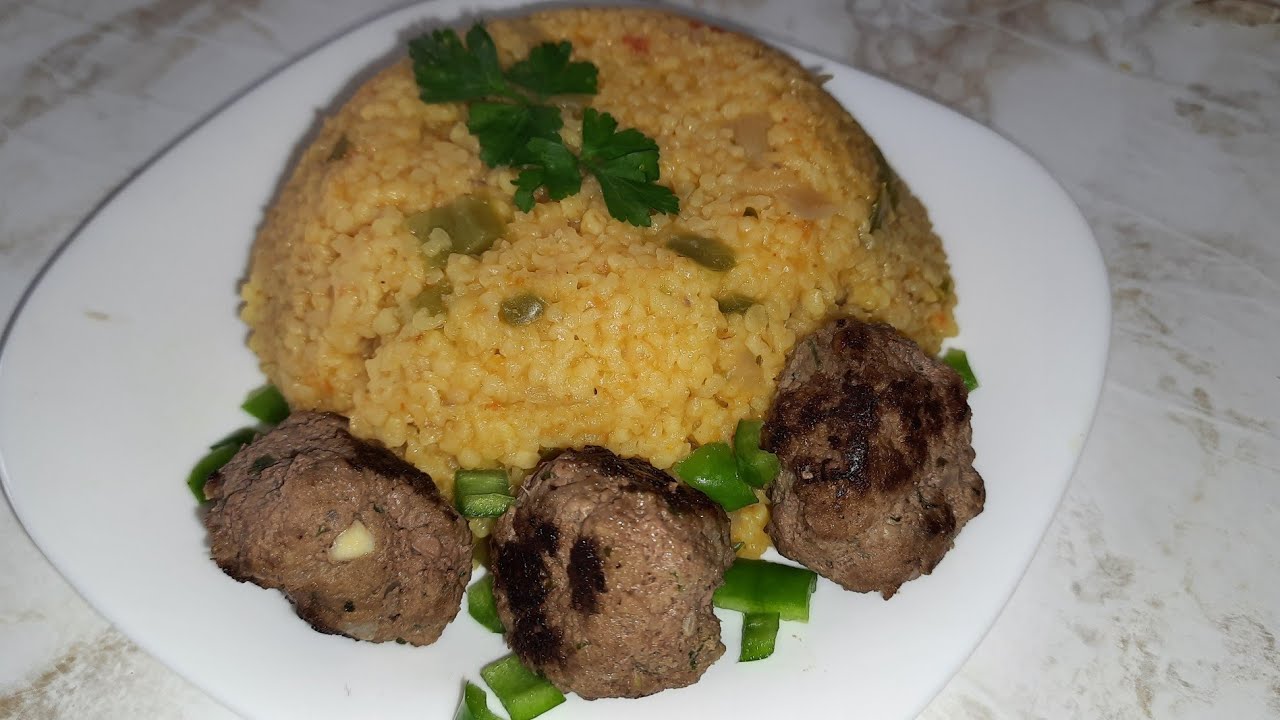 البرغل اللذيذ على طريقة المطاعم التركية bulgur pilavi 💯 borghoul à la viande