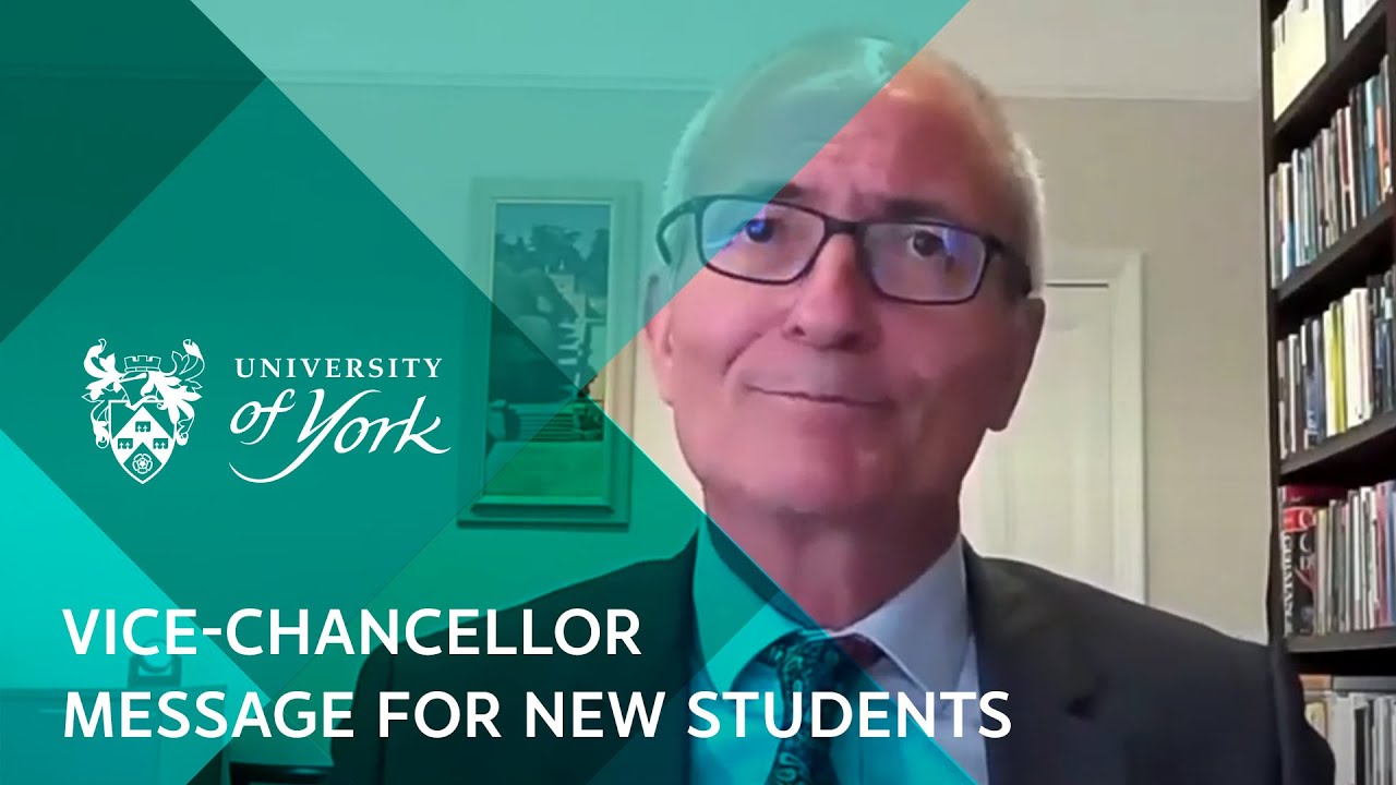 Vice-Chancellor message for new students - Vice-Chancellor, Charlie Jeffery, welcomes students joining us in the autumn and explains how we're determined to bring you the best possible experience from da