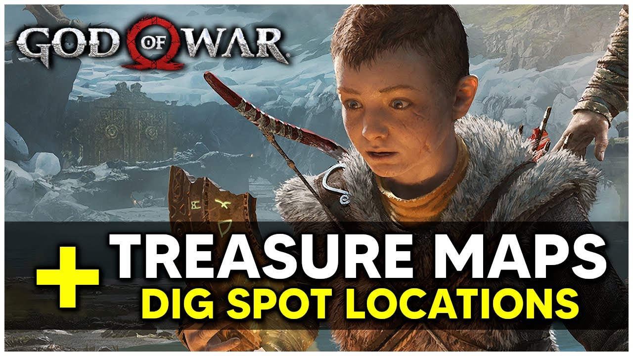 God of War: All Treasure Maps - Onde encontrar e como resolver  quebra-cabeças