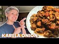 Must try  karela onion sabzi  delicious vegan dish