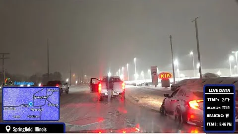 2 Inches Of Snow Causes Mayhem In Illinois: Live As It Happened 12-11-25
