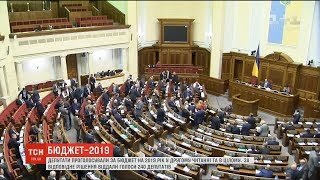 видео Верховна Рада України ухвалила Закон Про Державний бюджет України на 2019 рік