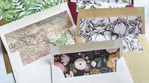 DIY Envelope Liners