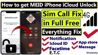 How to Unlock, Get MEID iPhone iCloud with Sim Call Fix in Full Free Everything Fix