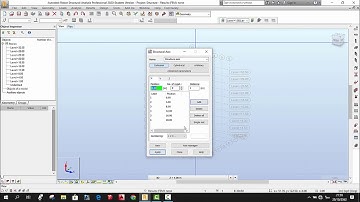 Basic Robot Structural Analysis 2020-Grid and Level