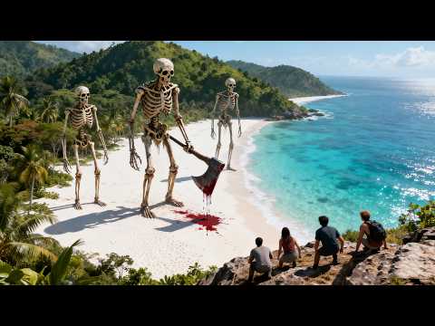 【FULL MOVIE 4K】Ship‑Wrecked Group Stalked By Massive Skeleton Warriors!