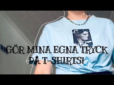 Video: Hur Man Gör En Teckning På En T-shirt Med Egna Händer