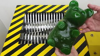 EXPERIMENT Shredding GREEN GIANT GUMMY BEAR (Five pound)