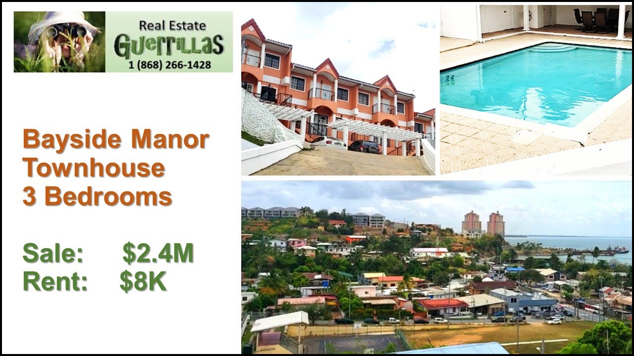 Three Bedroom Bayside Manor Townhouse for Sale and available for Rent