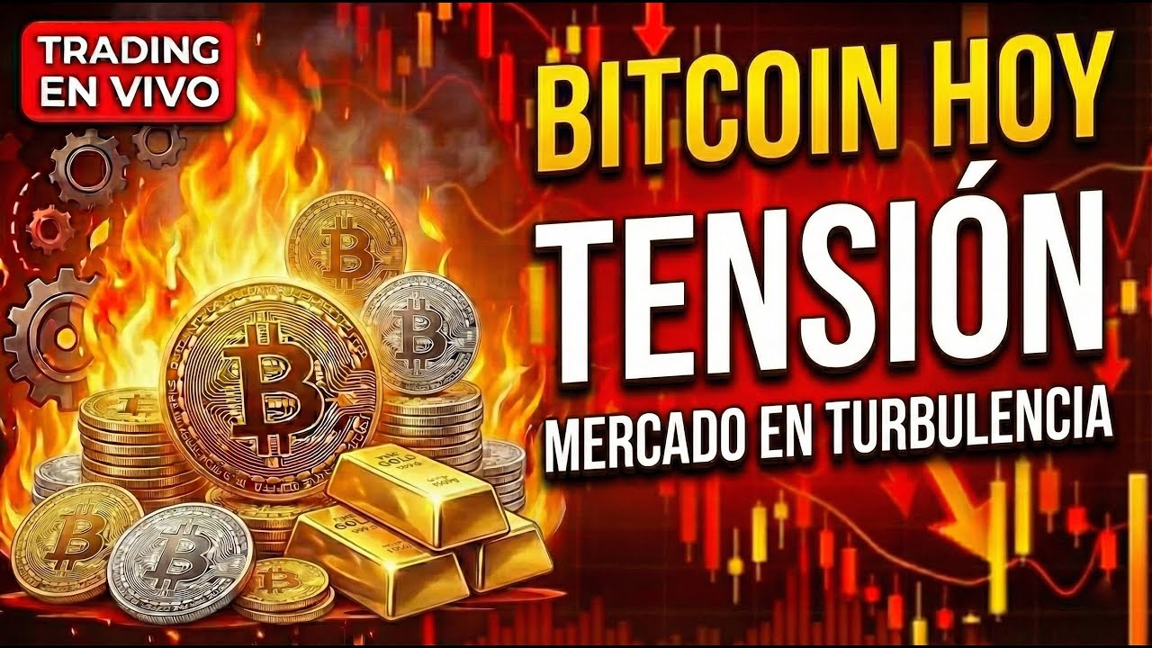 BITCOIN HOY🚨: MERCADO EN TENSIÓN ‼️| Trading en Vivo