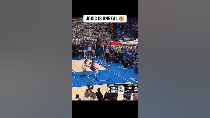 This shot by Nikola Jokic 🤯