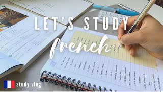 Study French With Me Learning A New Language Study Tips Study Vlog
