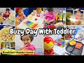 Where’s My Daughter During Work🕑Hours?" Busy Mom Routine With Toddler |👧Kids MEAL & Snacks ideas