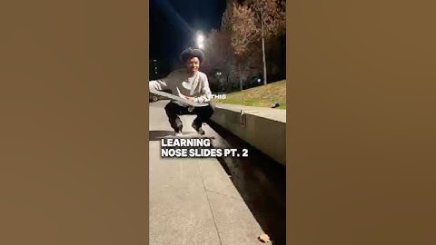 How To Nose Slide | How To Skateboard #skateboarding #noseslide