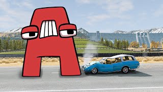 Alphabet Lore vs Cars - BeamNG.Drive