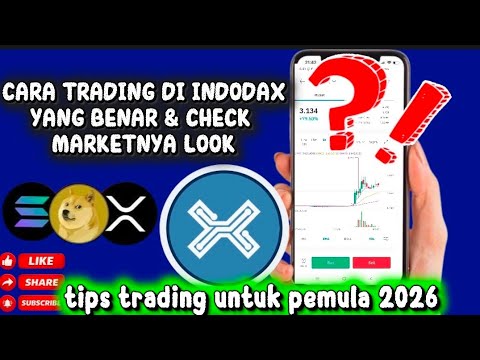 CARA TRADING ‼️& chek market di INDODAX  yg benar untuk pemula 2026 