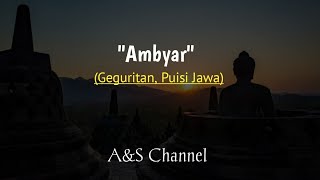 Geguritan, Ambyar - puisi Jawa | musikalisasi puisi, puisi jawa sedih