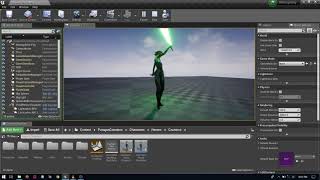 Epic Games Paragon Countess with Lightsabers in Unreal Engine 4