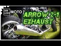 Installing an Arrow 2 into 1 Exhaust | Triumph Thruxton 900 | Watch to the End