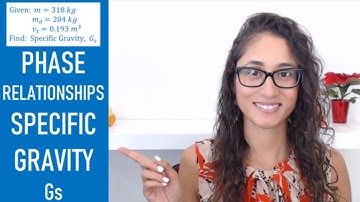 FE Civil Geotechnical - Phase Relationships Specific Gravity Gs