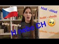 Czech - What is the difference between H and CH?