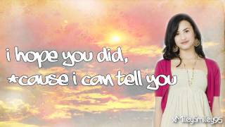 Video thumbnail of "Demi Lovato - Different Summers (Camp Rock 2) with lyrics"