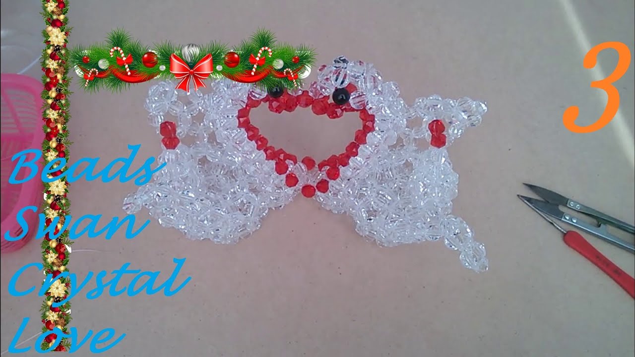 水晶串珠 動物類飾品 天鵝水晶之戀 3/3