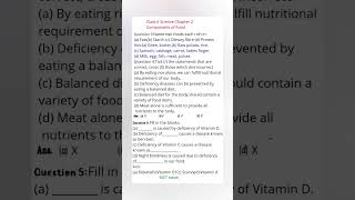 Class 6 Science Chapter 2 Components of Food MCT tiwari mcttiwari Class 6 Science Chapter 2 Components of Food MCT tiwari mcttiwari