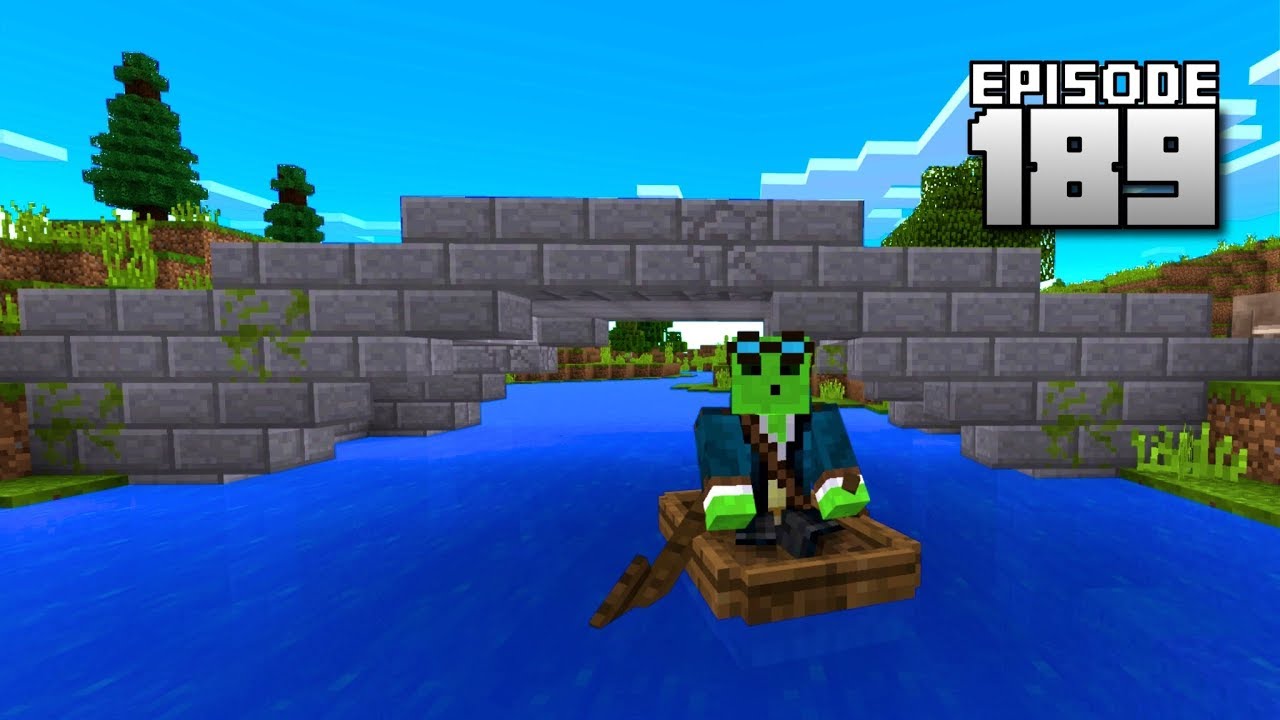 Let's Play Minecraft PE - Ep.189 : Building Bridges! - YouTube