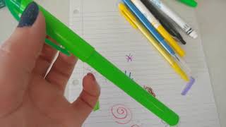 ASMR Rummaging through Markers, Testing Markers (Lofi No Talking)