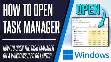How to Open Task Manager on Windows 11 PC or Laptop