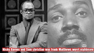 Nicky Barnes And The Philly Black Mafia Had Frank Matthews Under The Pressure And Frank Is Dead