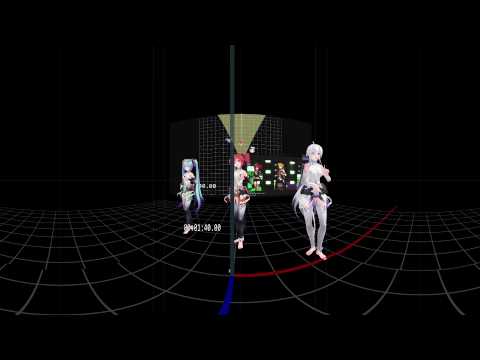MMD VR Test 107 (動画作成準備編) [WAVE][重音テト/初音ミク/弱音ハク]