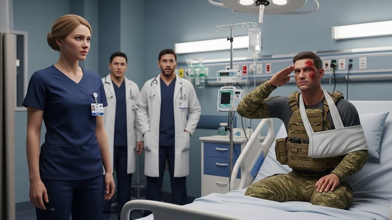 The doctors laughed at the new nurse until the wounded captain saluted her!