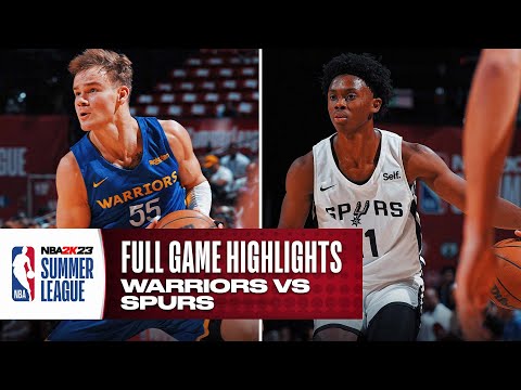 WARRIORS Vs SPURS NBA SUMMER LEAGUE FULL GAME HIGHLIGHTS 