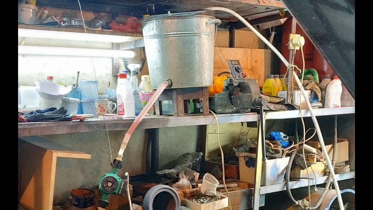 ПРОМЫВКА радиатора ПЕЧКИ Lanos 1.5 циркуляционным насосом - YouTube