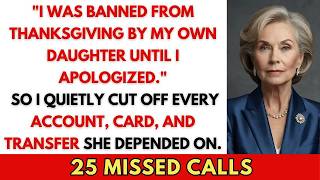 I Was Banned From Thanksgiving by My Own Daughter — So I Cut Off Every Dollar She Lived On