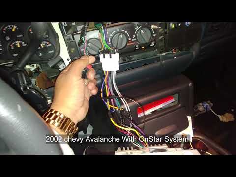 2002 Chevy Avalanche Radio Instalacion OnStar Bypass
