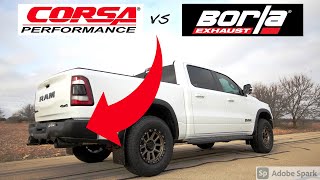 Corsa Extreme VS Borla ATAK - Battle of the best exhaust systems for the HEMI!