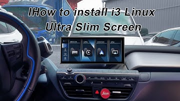 BMW i3 NBT or EVO  Install a 12.3" Linux Screen to get CarPlay and android auto functionality!
