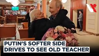 Putin Drives Himself Through Moscow To Surprise Former Teacher With Flowers And Dinner | VERTEX