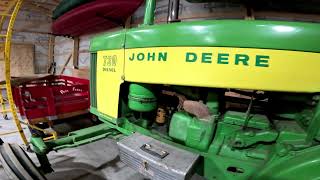 John Deere Vintage 730 Diesel Cold Start