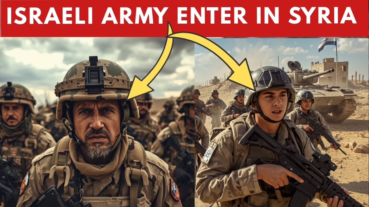 12 Israeli Army Vehicles enter in Southern Syria for war a head of Paris talk in 2026