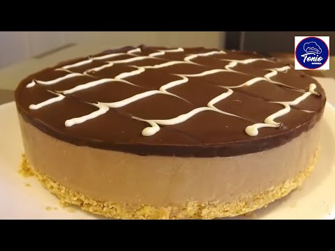 ¡sin horno! Tarta fácil de Chocolate | Cheesecake de Chocolate | Tonio Cocina