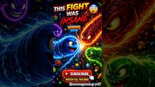 This Fight Was Insane 😳 Worms Zone #shorts #gaming #viralvideo