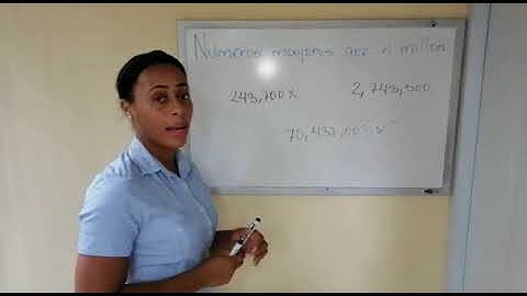 Números mayores que millón (lectura)