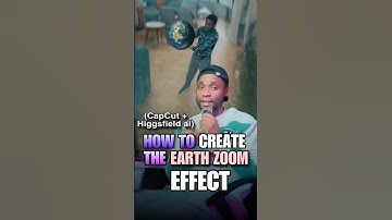 CAPCUT + HIGGSFIELD AI TUTORIAL: How to Create the Earth Zoom Out Effect